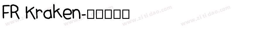 FR Kraken字体转换